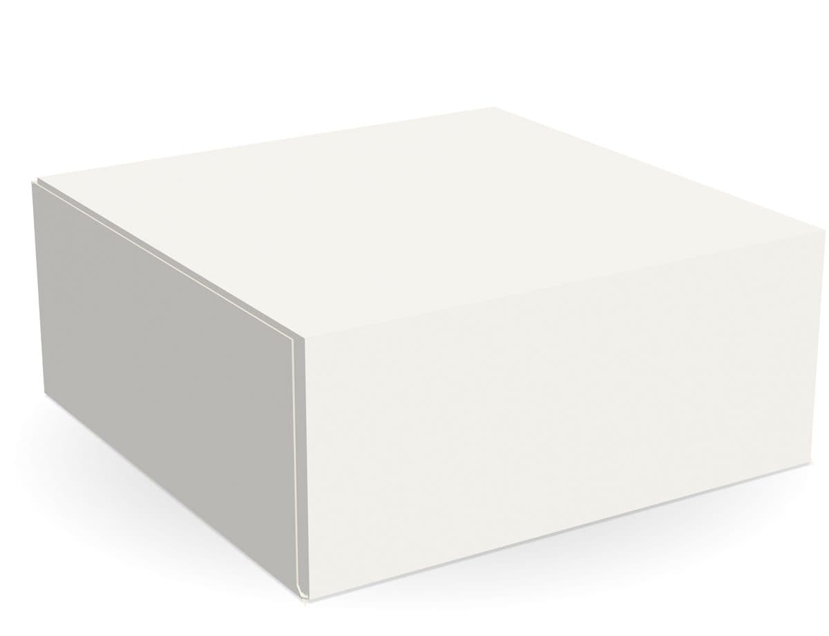 Mockup d’une boîte pâtissière blanche